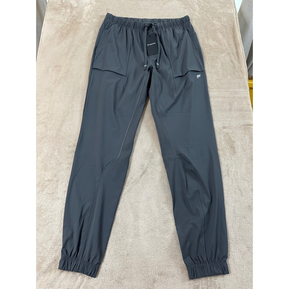 Fabletics The One Jogger Mens Size L Tall Onyx Gray Athletic NEW With Tags